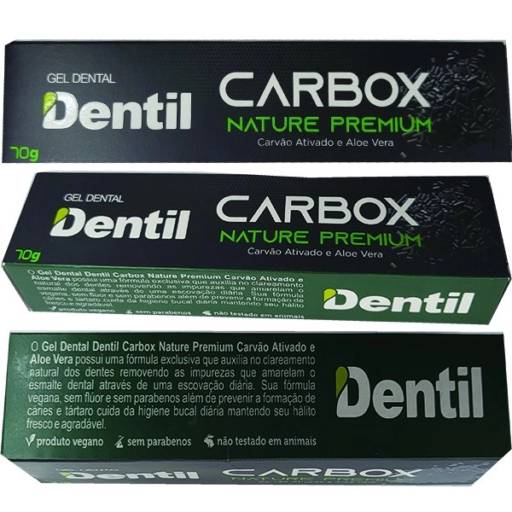 Gel Dental Vegano Clareamento Carvão Ativado E Aloe Vera