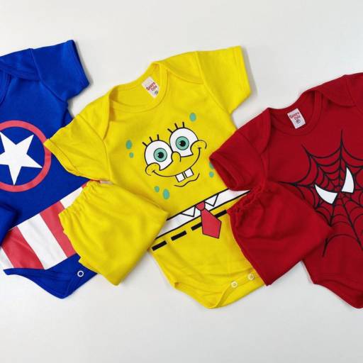 Body de personagens para bebê por Influência Kids - Moda Infantil