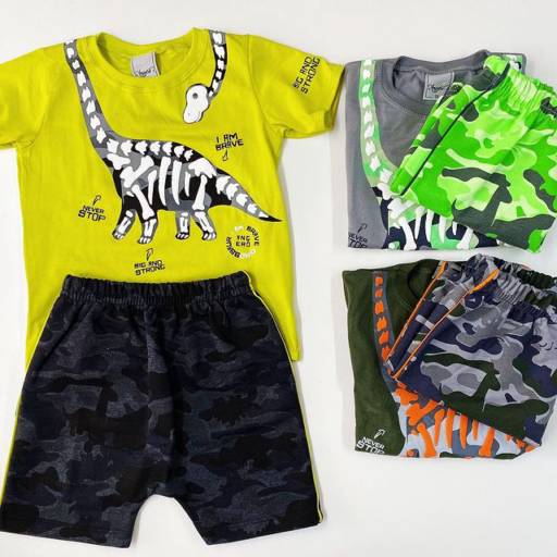 Conjunto de menino de personagens por Influência Kids - Moda Infantil