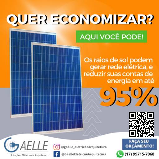 Comprar o produto de Energia Solar em Bady Bassit  em Energia Solar pela empresa Gaelle Soluções Elétricas e Arquitetura em Bady Bassitt, SP por Solutudo