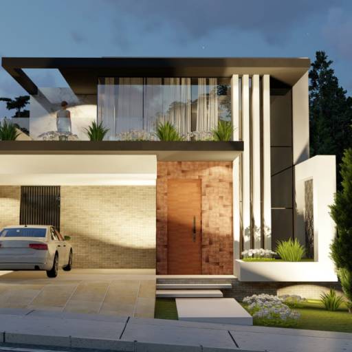 Projeto para Fachada Residencial por Glauber M.M. Souza - Arquiteto