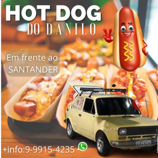 Comprar o produto de Em frente ao SANTANDER em Lanches pela empresa HOT DOG  do Danilo  em Leopoldina, MG por Solutudo