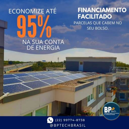 Comprar o produto de Financiamento Solar em Energia Solar pela empresa Bp Tech Brasil em São Pedro da Aldeia, RJ por Solutudo