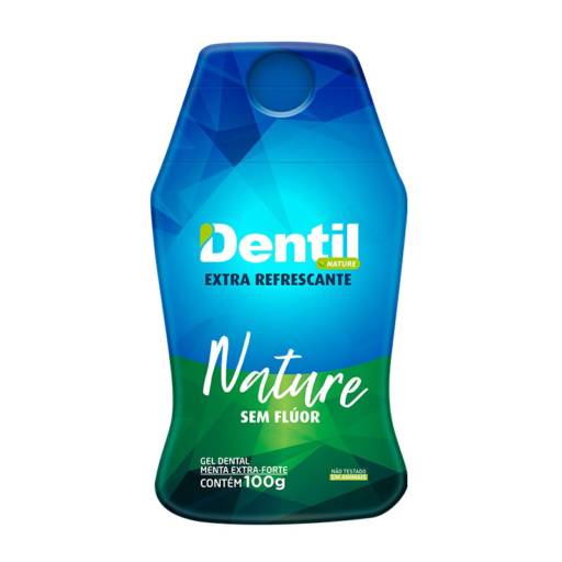 Gel Dental Vegano Dentil Nature Sem Fluor c/Xilitol 100g