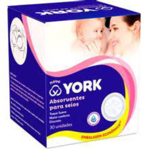 Absorvente p/ Seios York LV30 PG24