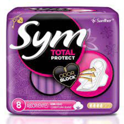 Absorvente Sym Suave  Suave  C/Abas C/8 