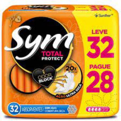 Absorvente Sym C/Abas Protect Odor L32P28 