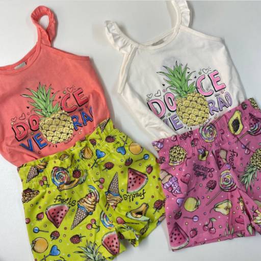 Conjunto infantil de verão por Influência Kids - Moda Infantil