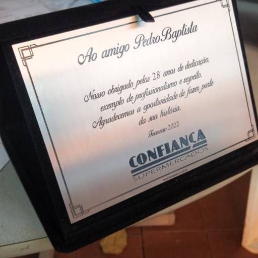 Placas de homenagem em Bauru por Templaka Sinalização
