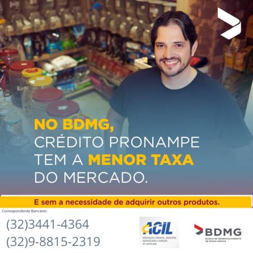 BDMG - CRÉDITO PRONAMPE 