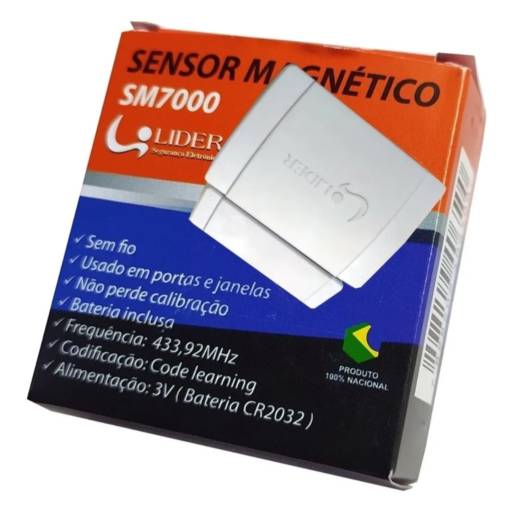 Sensor Magnético para Portas e Janelas por MS Seg Distribuidora Serviços e Manutenção