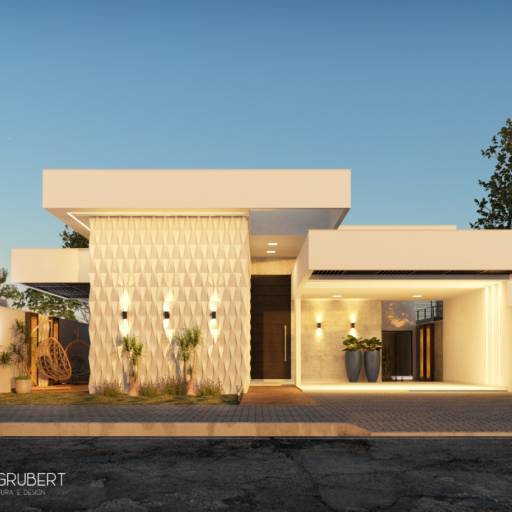 Projeto para Fachada Residencial por LAÍS GRUBERT Arquitetura, Design e Execução