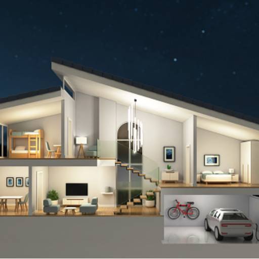 Projeto residencial por Emmanuel Miguel Arquiteto