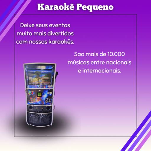 Locação de Karaokê - Pequeno