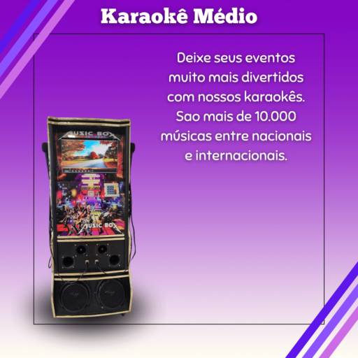 Locação de Karaokê - Médio