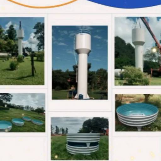 Caixas d'água em Coroados em Coroados, SP por Rondon Reservatório Metálico