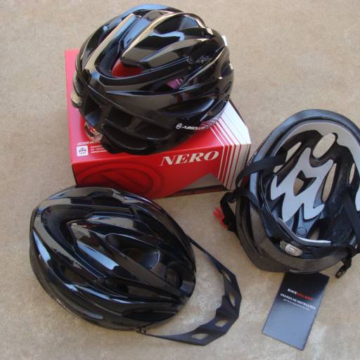 Capacete Ciclismo Absolute inmold ajustável com sinalizador e viseira em Bauru, SP por Two Force Bike Shop