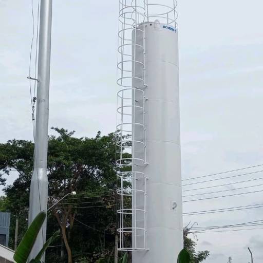 Caixa d'água para condomínio em Coroados, SP por Rondon Reservatório Metálico