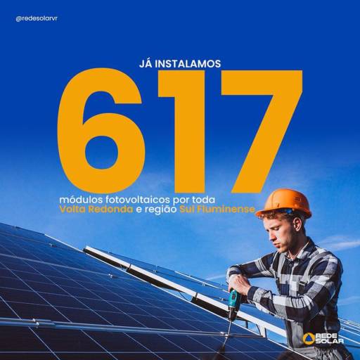 Comprar o produto de Energia Solar para Indústrias​​ em Energia Solar pela empresa Rede Solar VR em Volta Redonda, RJ por Solutudo