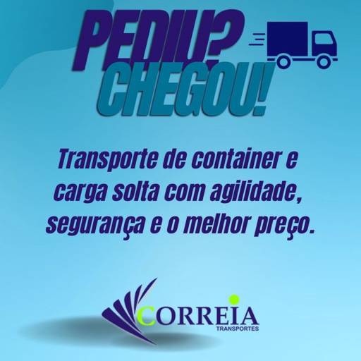 Transporte de carga de Importação por Correia Transportes