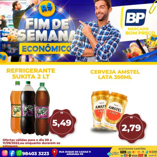 Fim de Semana Econômico - Ofertas Imperdíveis em Araruna por Mercado Bom Preço