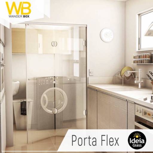 Portas e janelas em vidro por WANDER BOX
