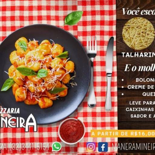 Você já provou nossas deliciosas Massas?  por Manera Mineira 