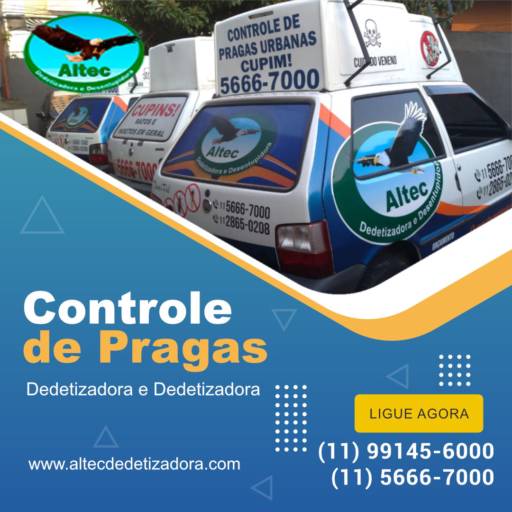 Comprar o produto de Controle Integrado de Pragas em Dedetizadoras pela empresa ALTEC - Dedetizadora e desentupidora em Santo André, SP por Solutudo