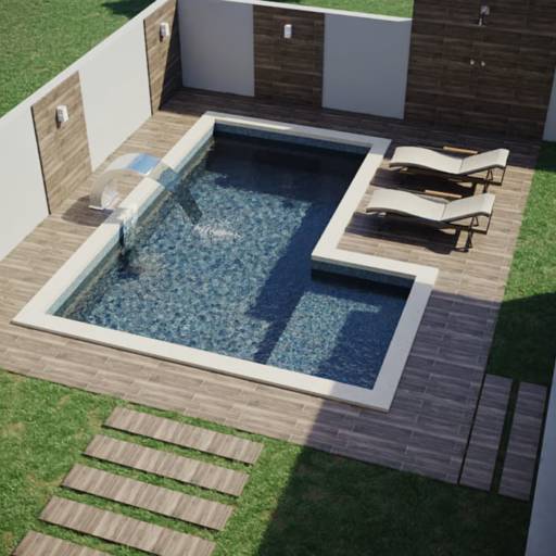 Projetos em 3D em Santa Bárbara Resort Residence, SP por Viviane e Luan - LV Engeo Engenharia e Arquitetura