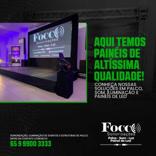 Painel de LED - Visual Imponente e Efeitos Incríveis para Eventos em Lucas do Rio Verde por Focco Sonorizações