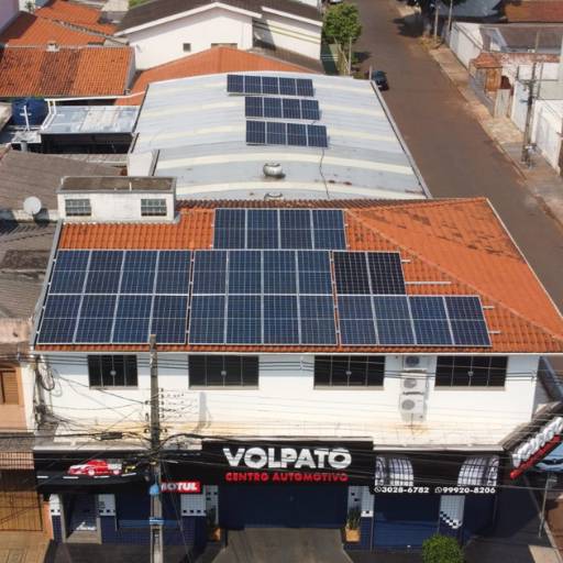 Instalação de energia solar em comércios por Solmar Energia Solar