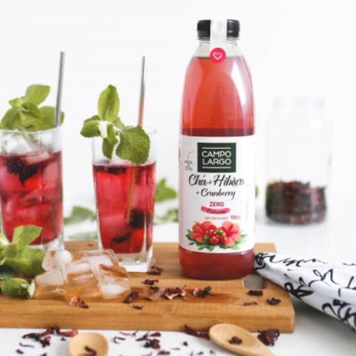 Comprar o produto de Chá Campo Largo - Hibisco + Granberry em Chá de Hibisco pela empresa Frutaria Leve Mais em Mineiros, GO por Solutudo