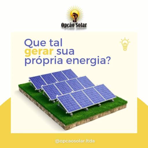 Projeto Fotovoltaico por Opção Solar