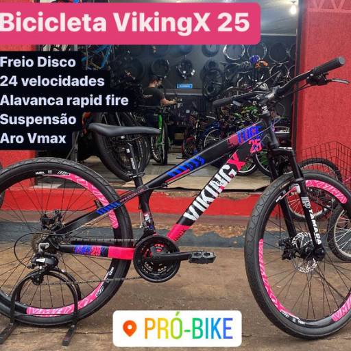Bicicleta vikingX aro 25 por Pró Bike Casa das Bicicletas