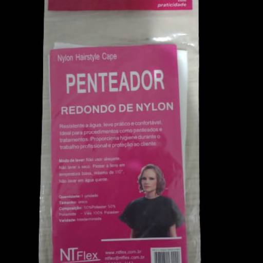 Comprar o produto de Penteador de Nylon Impermeável Redondo NTFLEX em Produtos de Cabelo pela empresa DROGARIA REDE VEREDAS - FARMÁCIA EM DIVINÓPOLIS em Divinópolis, MG por Solutudo