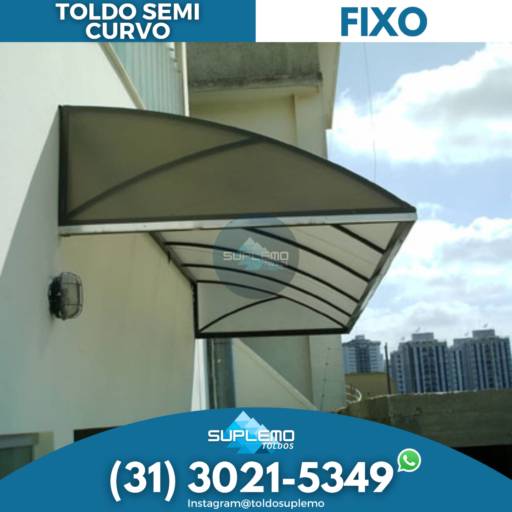 Toldo semi curvo 