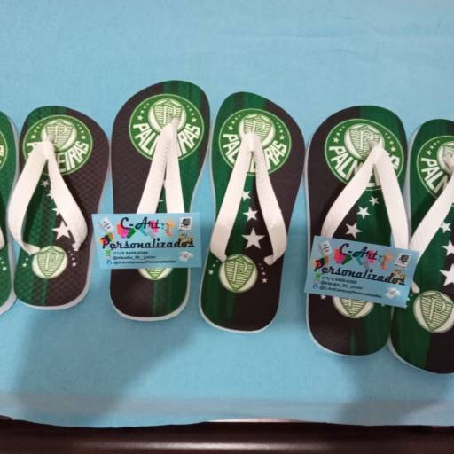 Chinelos personalizados por C-Art Personalizados