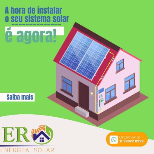 Energia Solar para Residência por ER Energia Solar