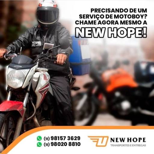 Serviço de motoboy em São Paulo por New Hope Transportes