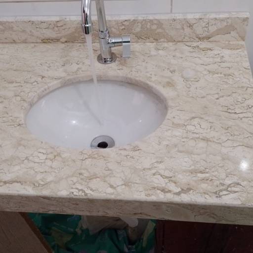 Instalação de pia Mármore 