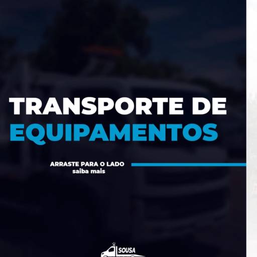 Comprar o produto de Transporte de equipamentos em Guinchos pela empresa Sousa Guincho em Patos de Minas, MG por Solutudo