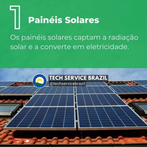 Gerador de Energia Solar por Tech Service Brazil