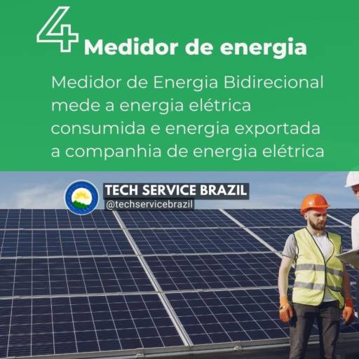Energia Solar para Comércio por Tech Service Brazil