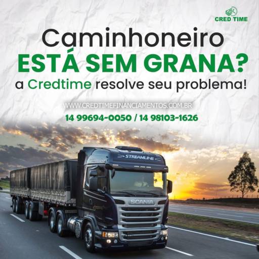 Comprar o produto de Financiamento de caminhão  em Financiamentos pela empresa Cred Time  em Avaré, SP por Solutudo