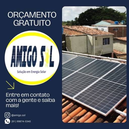 Comprar a oferta de Empresa especializada em Energia Solar em Energia Solar pela empresa Amigo Sol em Paulista, PE por Solutudo