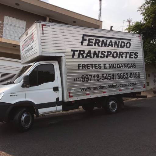 Caminhão de mudança  por Fernando Transportes