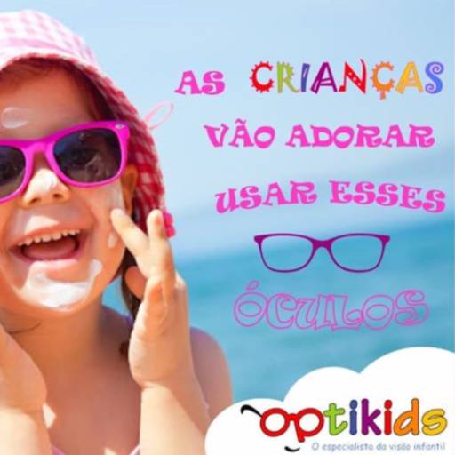 Comprar o produto de Óculos Solar Infantil em Lentes Opticas Especiais pela empresa OptiKids em São Paulo, SP por Solutudo