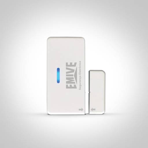 Sensor magnético de abertura, vibração e impacto  por EMIVE Segurança Eletrônica