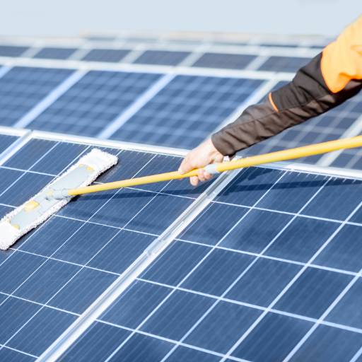 Limpeza de Placa Solar