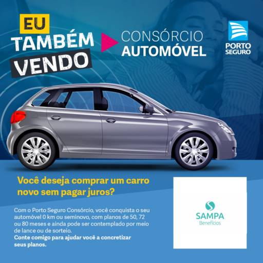 Comprar o produto de Consórcio de carros  em Consórcios pela empresa Sampa Benefícios em São Paulo, SP por Solutudo
